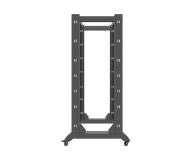 LANBERG Stojąca 19" 32U 600x800mm Open Rack (czarna) OR01-6832-B - 455671 - zdjęcie 5